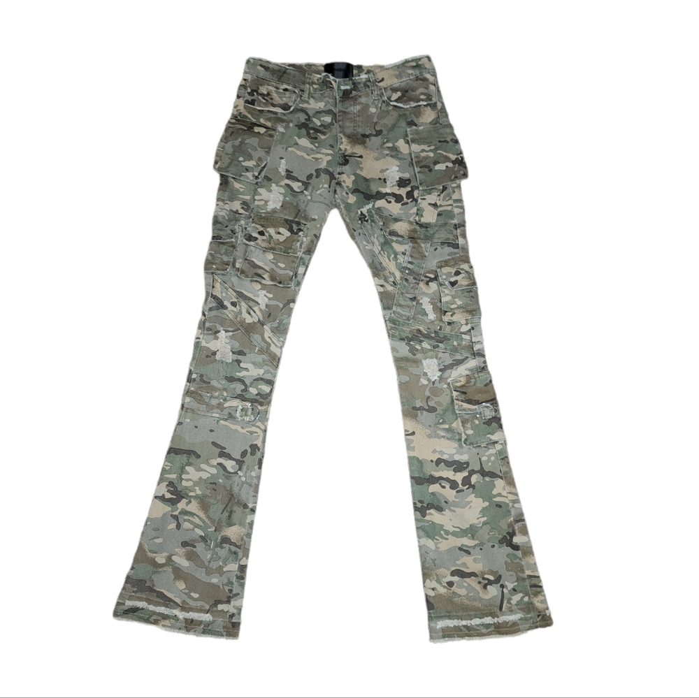 Valabasas Multi Camo Stacked Pants
